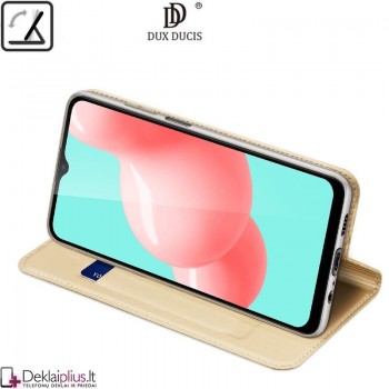 Dux Ducis dirbtinės odos atverčiamas dėklas - auksinės spalvos (Samsung A32 5G) Dux Ducis dirbtinės odos atverčiamas dėklas - auksinės spalvos (Samsung A32 5G)